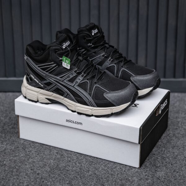 Кроссовки Мужские Asics Gel Kahana 8 Black Grey Зимние