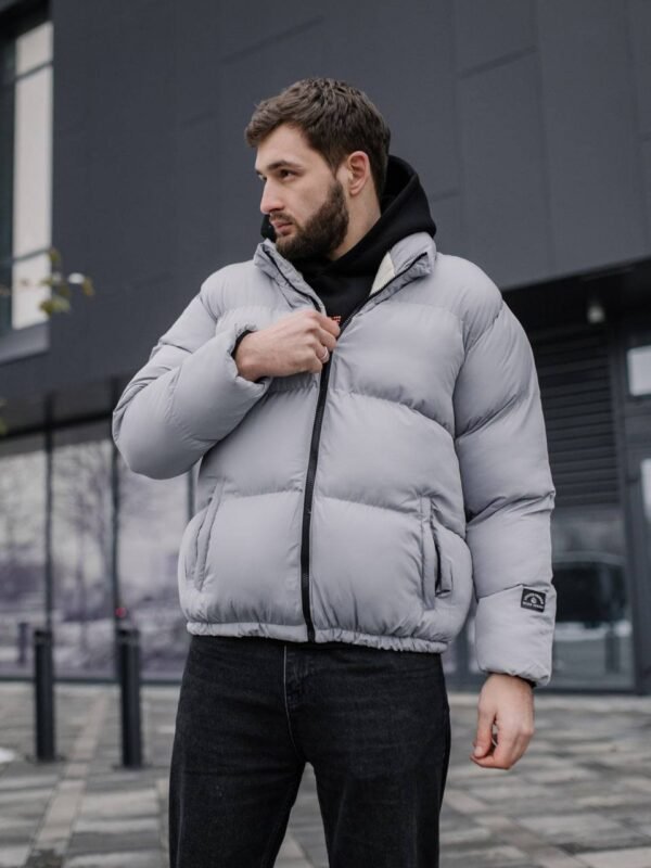 Зимний пуховик classic Grey