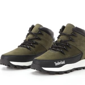 Ботинки Мужские Зимние Timberland Boots Winter Хаки Мех