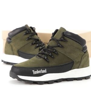 Ботинки Мужские Зимние Timberland Boots Winter Хаки Термо