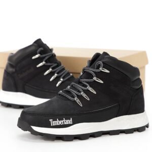 Ботинки Мужские Зимние Timberland Boots Winter Black Термо
