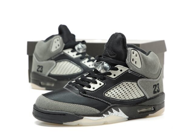 Кроссовки мужские Nike Air Jordan 5 Grey Black