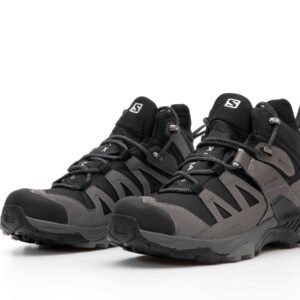 Кроссовки мужские Salomon X Ultra 4 MID GTX GORE-TEX Black Grey