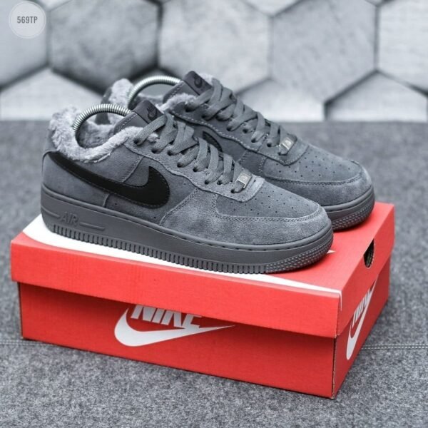 Кроссовки мужские Nike Air Force Low Dark Grey Winter