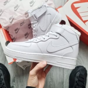 Кроссовки Мужские Nike Air Force Hight White Winter