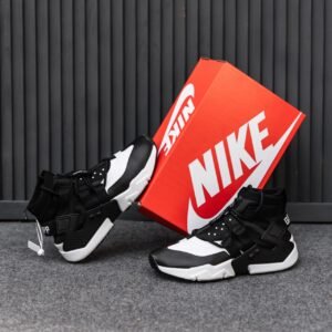 Кроссовки мужские Nike Huarache Gripp zip Black White