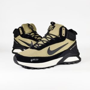 Кроссовки Мужские Nike Rivah Gore-Tex Fur Black-Baige