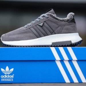 Кроссовки мужские Adidas Retropy F2 Grey Хутро