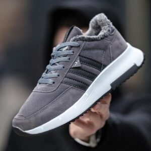 Кроссовки мужские Adidas Retropy F2 Grey Хутро