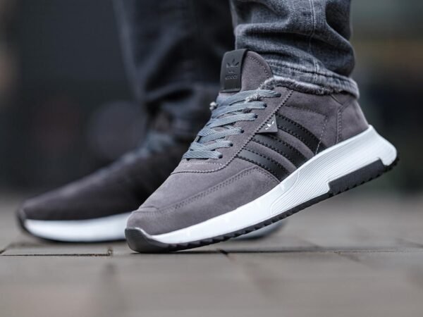 Кроссовки мужские Adidas Retropy F2 Grey Хутро