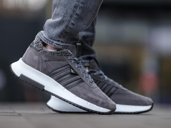 Кроссовки мужские Adidas Retropy F2 Grey Хутро