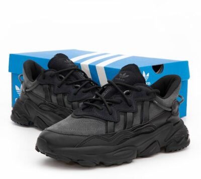 Кроссовки мужские Adidas Ozweego Black Grey