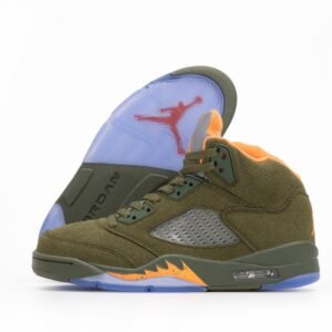 Кроссовки Мужские Nike Air Jordan 5 Green