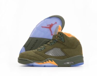 Кроссовки Мужские Nike Air Jordan 5 Green