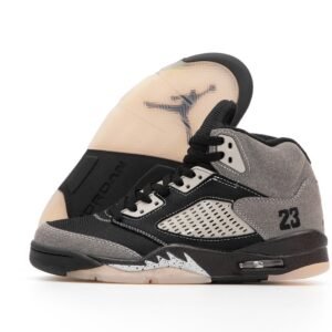 Кроссовки Мужские Nike Air Jordan 5 Black Grey