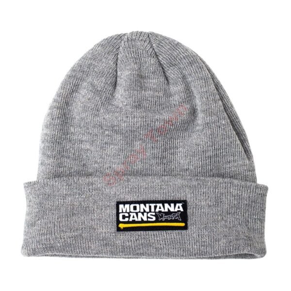Montana Beanie Logo Line Grey Heather