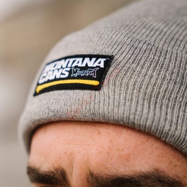 Montana Beanie Logo Line Grey Heather