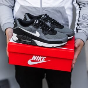 Кроссовки Мужские Nike Air Max 90 Black Grey