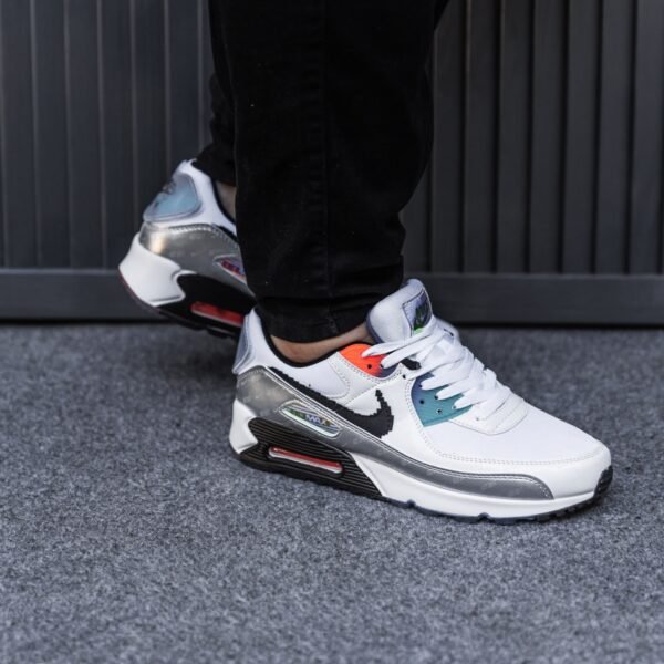 Кроссовки Мужские Nike Air Max 90 White Grey