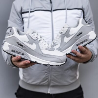 Кроссовки Мужские Nike Air Max 90 White Grey Gore Tex