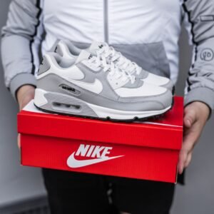 Кроссовки Мужские Nike Air Max 90 White Grey Gore Tex