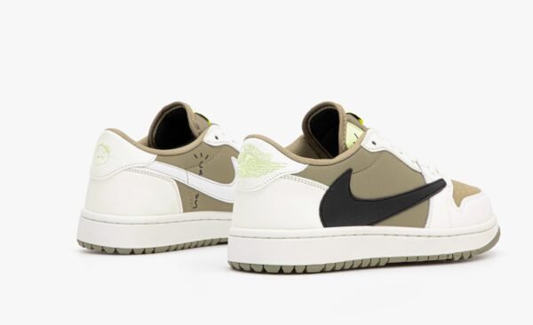 Кроссовки Мужские Nike Air Jordan Cut The Check x Travis Scott White Green