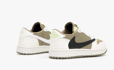 Кроссовки Мужские Nike Air Jordan Cut The Check x Travis Scott White Green
