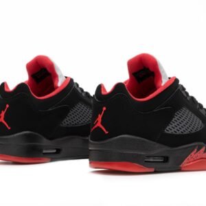 Кроссовки Мужские Nike Air Jordan 4 Low Black Red