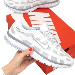 Кроссовки Мужские Nike P-6000 White Grey