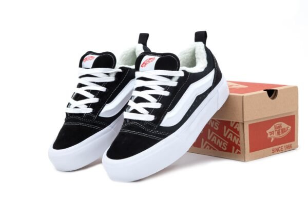 Кеды Мужские Vans KNU Winter Platform Black White