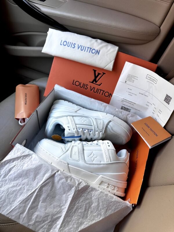 Кроссовки Louis Vuitton Trainer Sneaker White