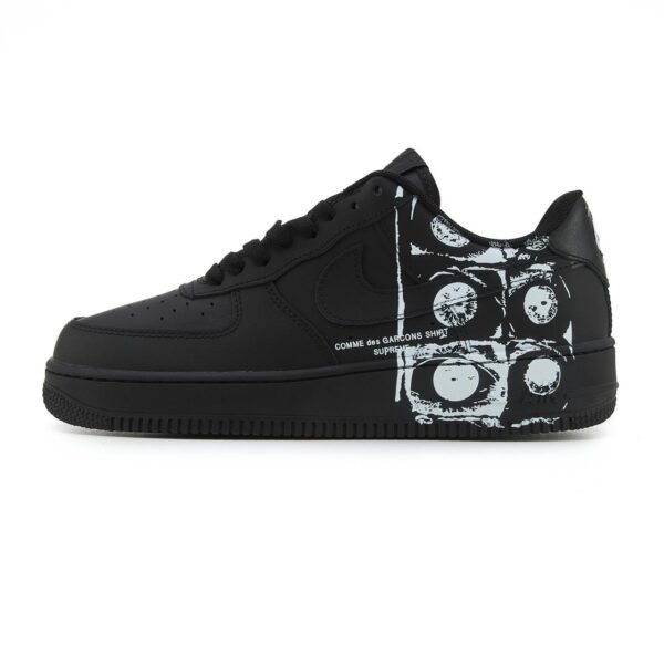 Кроссовки Nike Air Force 1 Low х Comme des Garçons Supreme Black