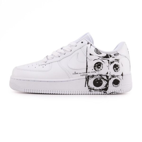 Кроссовки Nike Air Force 1 Low х Comme des Garçons Supreme White
