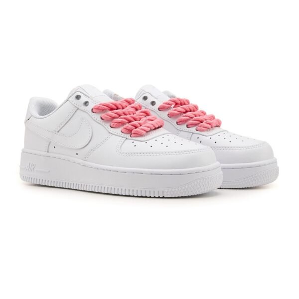 Кроссовки женские Nike Air Force 1 Rope Laces Pink