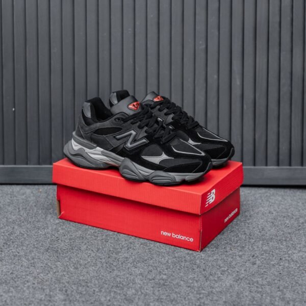 Кроссовки Мужские New Balance 9060 Grey Black Термо