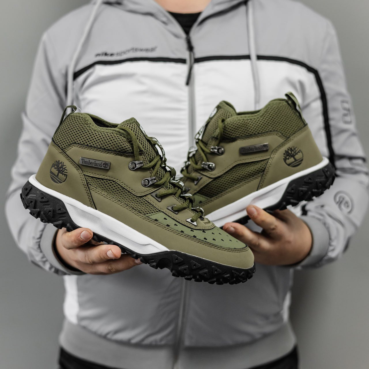 Мужские Зимние Ботинки Timberland Green Stride Motion 6 Waterproof Mid Мужские Зимние Ботинки Timberland Green Stride Motion 6 Waterproof Mid