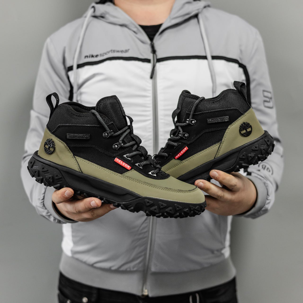 Мужские Зимние Ботинки Timberland Green Black Stride Motion 6 Waterproof Mid Мужские Зимние Ботинки Timberland Green Black Stride Motion 6 Waterproof Mid