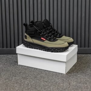 Мужские Зимние Ботинки Timberland Green Black Stride Motion 6 Waterproof Mid