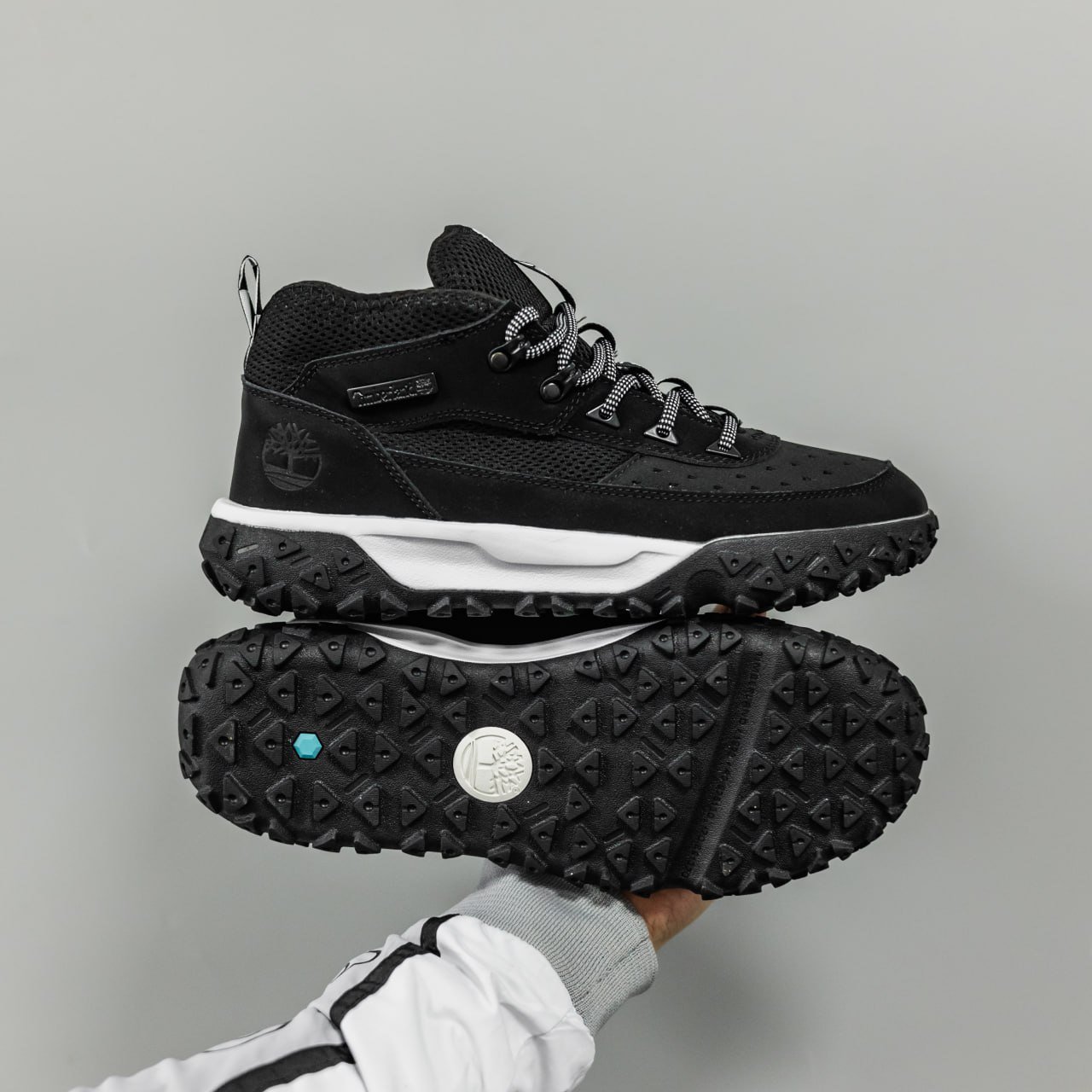 Мужские Зимние Ботинки Timberland GreenStride Motion 6 Waterproof Mid Black White Мужские Зимние Ботинки Timberland GreenStride Motion 6 Waterproof Mid Black White