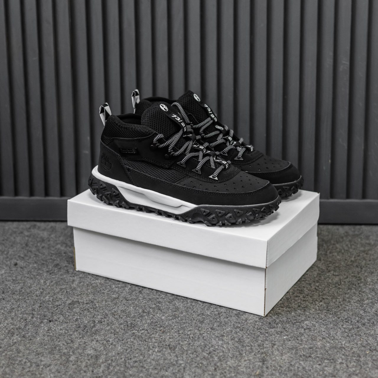 Мужские Зимние Ботинки Timberland GreenStride Motion 6 Waterproof Mid Black White Мужские Зимние Ботинки Timberland GreenStride Motion 6 Waterproof Mid Black White