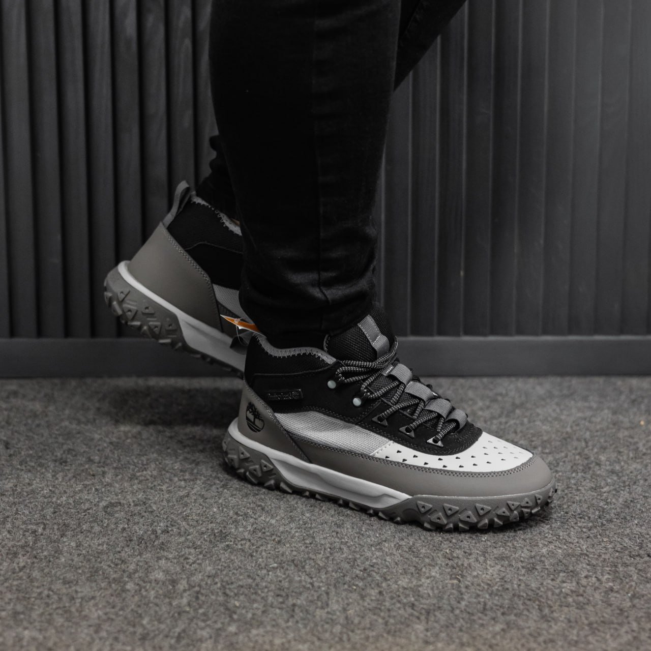 Мужские Зимние Ботинки Timberland GreenStride Motion 6 Waterproof Mid Grey Black Мужские Зимние Ботинки Timberland GreenStride Motion 6 Waterproof Mid Grey Black