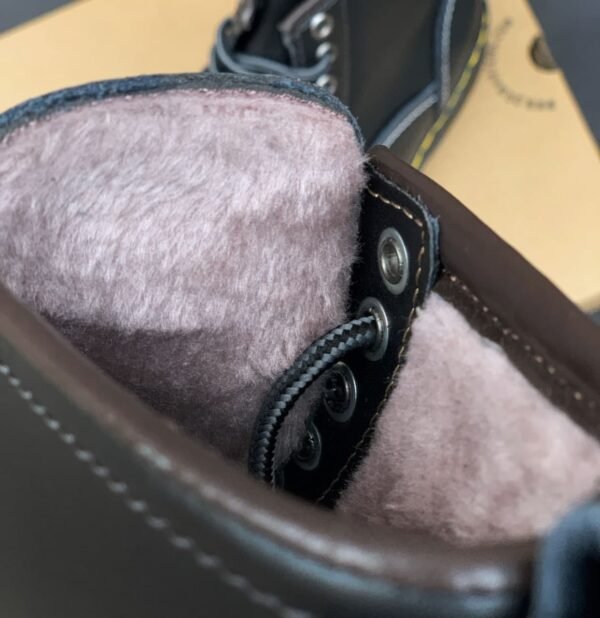 Ботинки Dr. Martens 101 Smooth Black Хутро