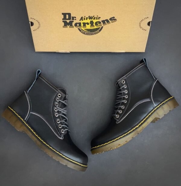 Ботинки Dr. Martens 101 Smooth Black Хутро