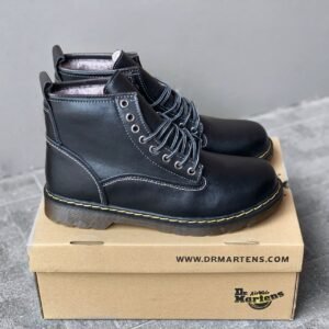 Ботинки Dr. Martens 101 Smooth Black Хутро