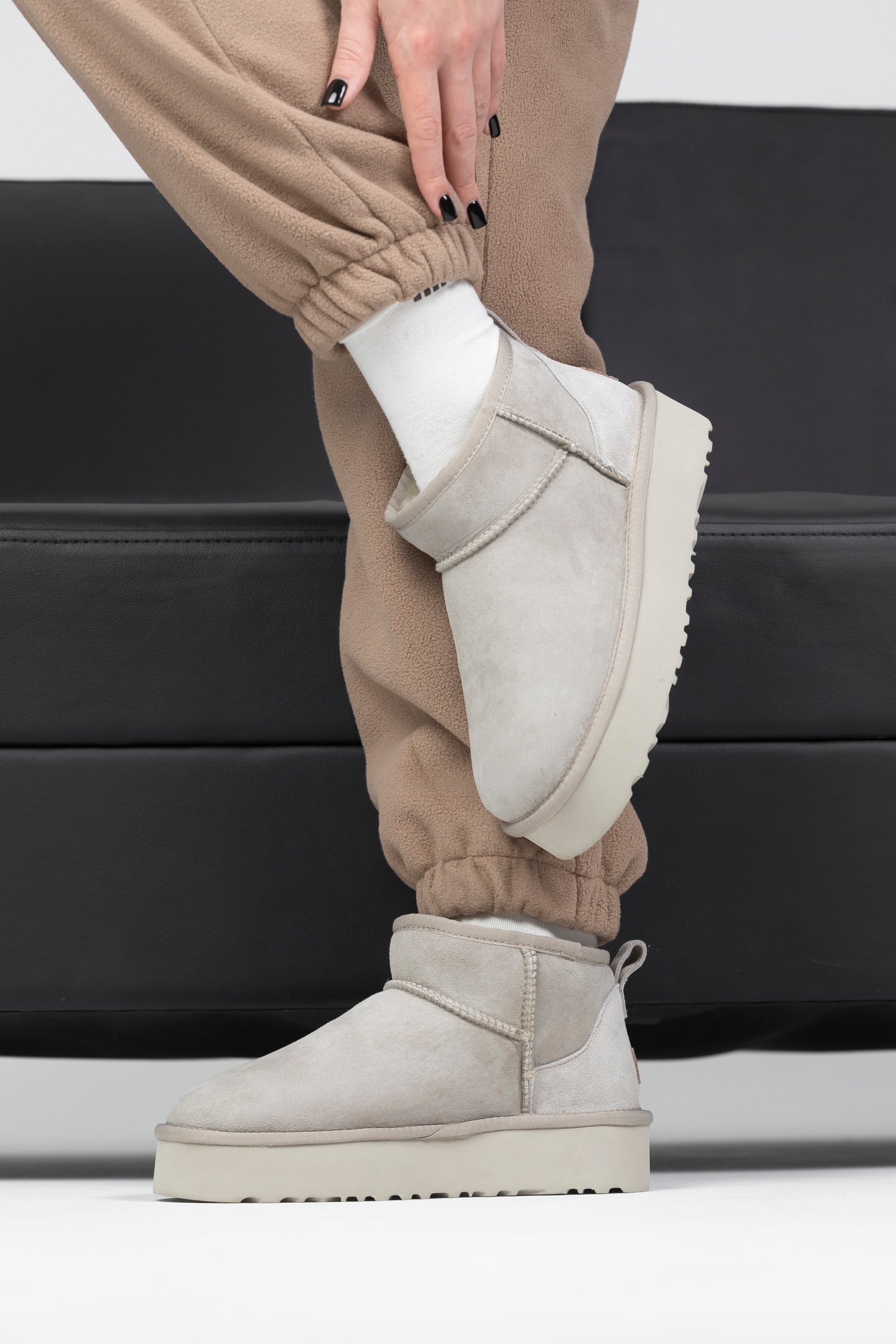 UGG Ultra Mini Platform Light Grey (14) UGG Ultra Mini Platform Light Grey