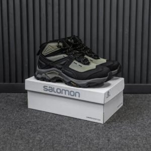 Ботинки Мужские Salomon GTX Black Green