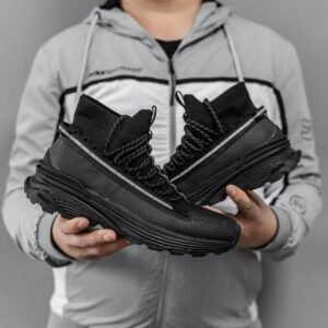 Кроссовки Мужские Moncler Monte Runner Black