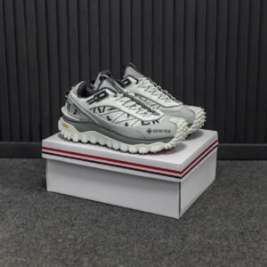 Кроссовки Мужские Moncler Trail Drip Gore-Tex White Grey