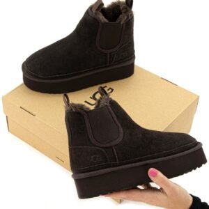 Женские Зимние UGG Neumel Platform Chelsea Brown