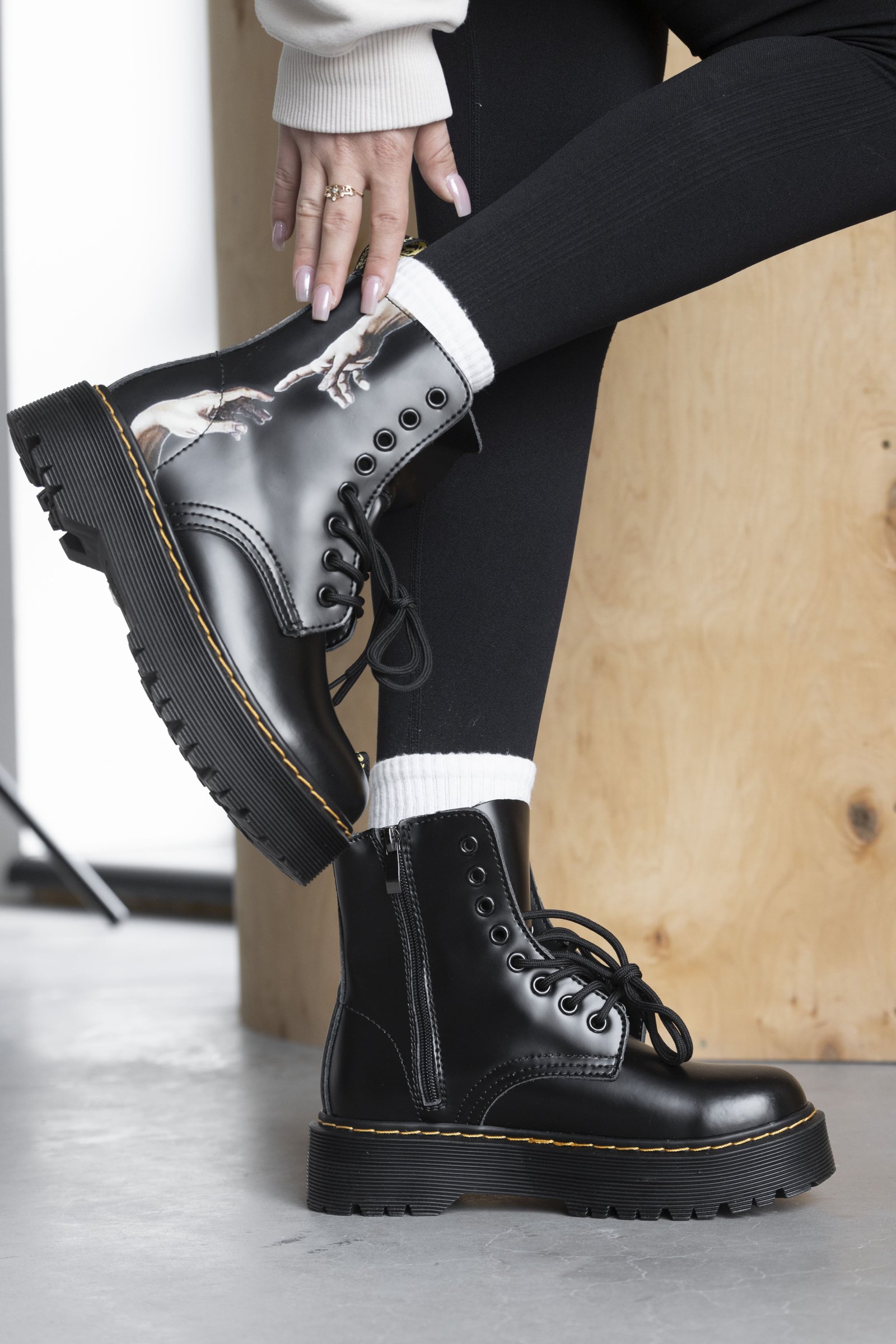 Dr Martens Jadon Black Сreation of Adam (7) Dr.Martens Jadon Black Сreation of Adam